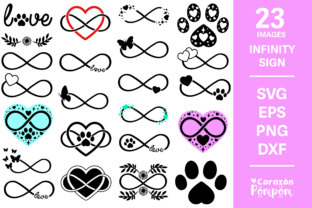Infinity Sign SVG Bundle Graphic by Corazon Pompom · Creative Fabrica