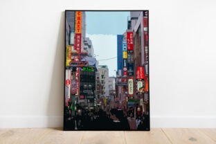 Japanese Poster Graphic by Silenic.co · Creative Fabrica