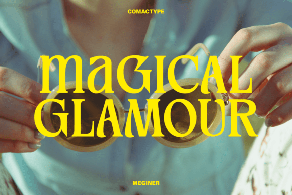 Meginer Nineties Font PNG with transparent background - Preview 1
