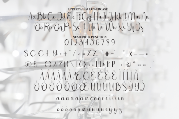 Optical Font PNG with transparent background - Preview 6