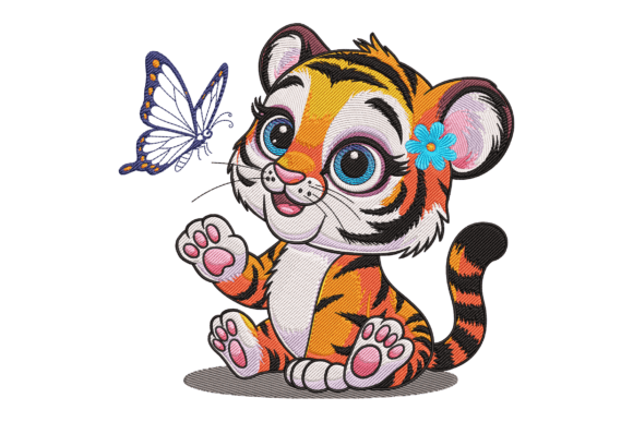 Playful Baby Tiger