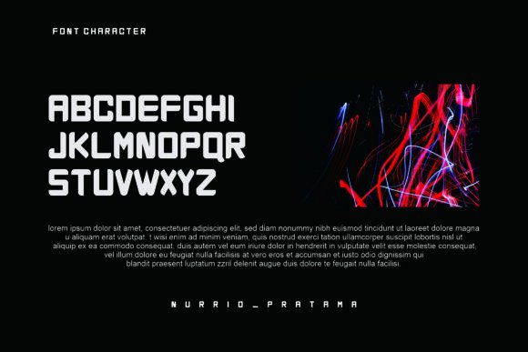 Mono Font PNG with transparent background - Preview 1