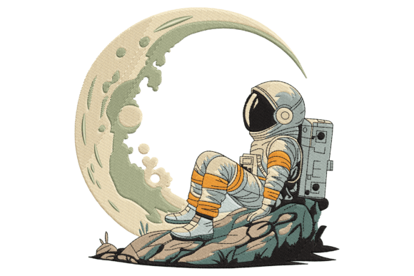 Astronaut on Moon