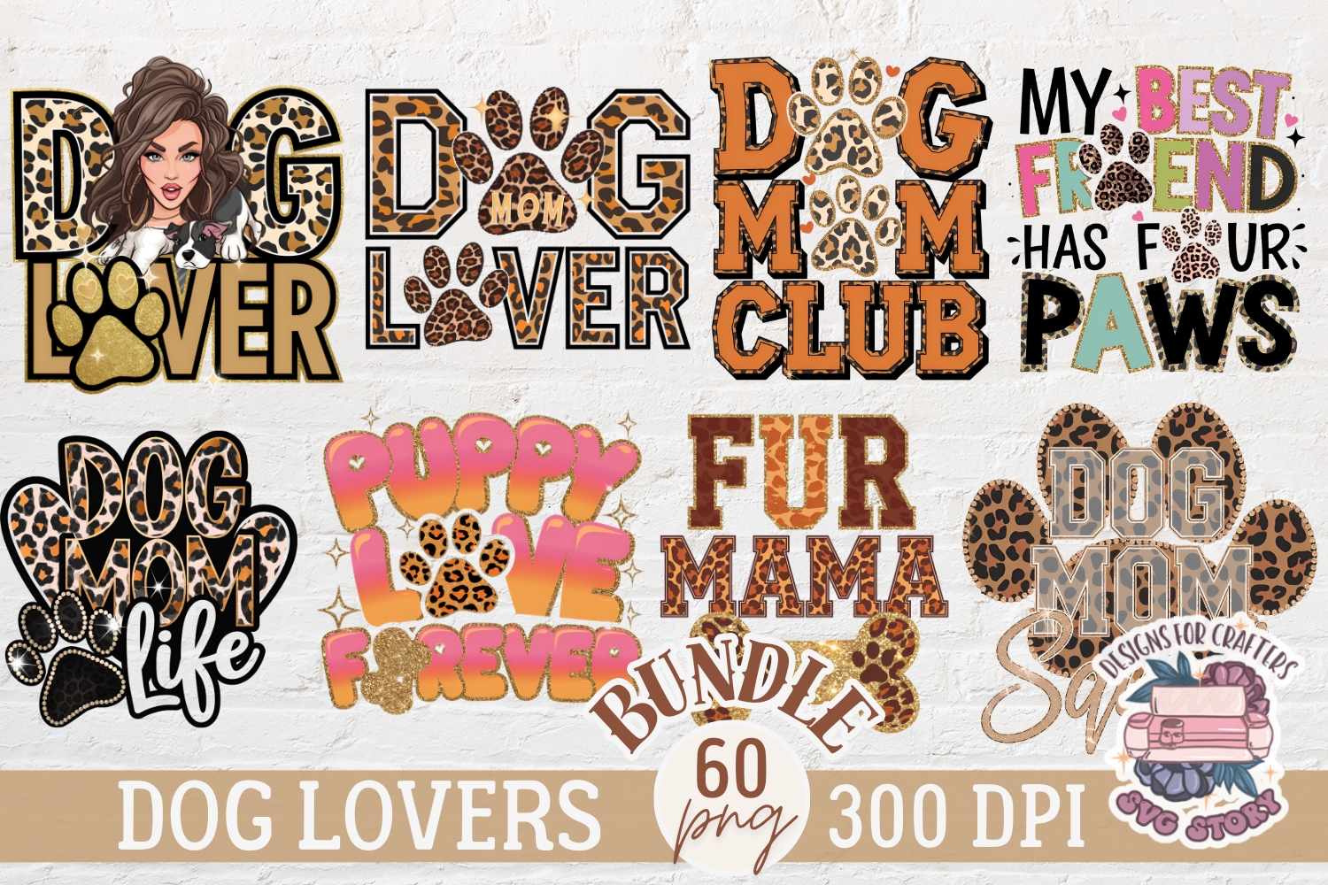Dog Mom Sublimation Bundle 60 PNG Graphic by SVG Story · Creative Fabrica
