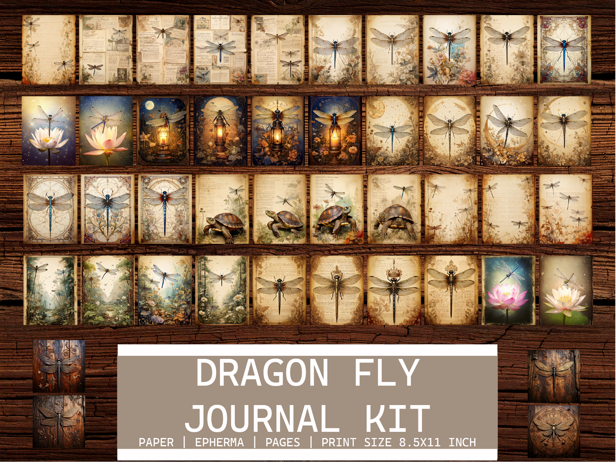 Dragonfly Dreams Junk Journal Printable Graphic by Sofiamastery ...