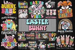Easter Bunny SVG Bundle Graphic by Pecgine · Creative Fabrica