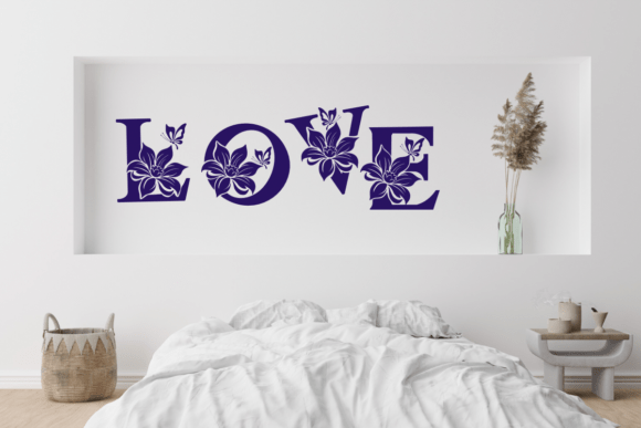 Flower and Butterfly Font - Preview 6