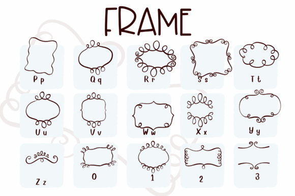 Frame Font - Preview 2