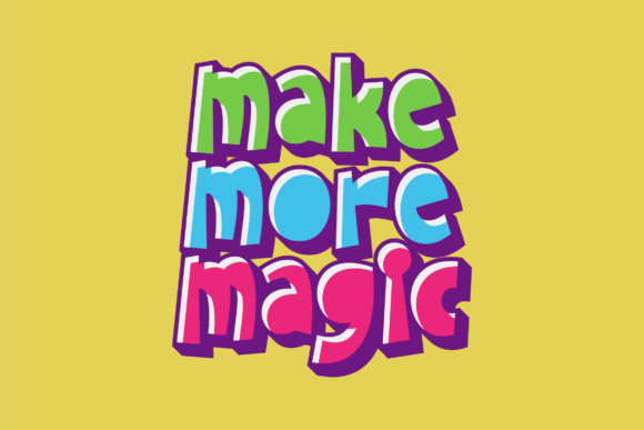 Jolykids Font PNG with transparent background - Preview 2