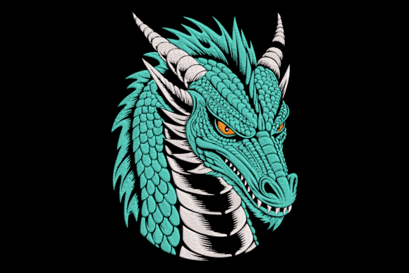 Majestic Dragon Head