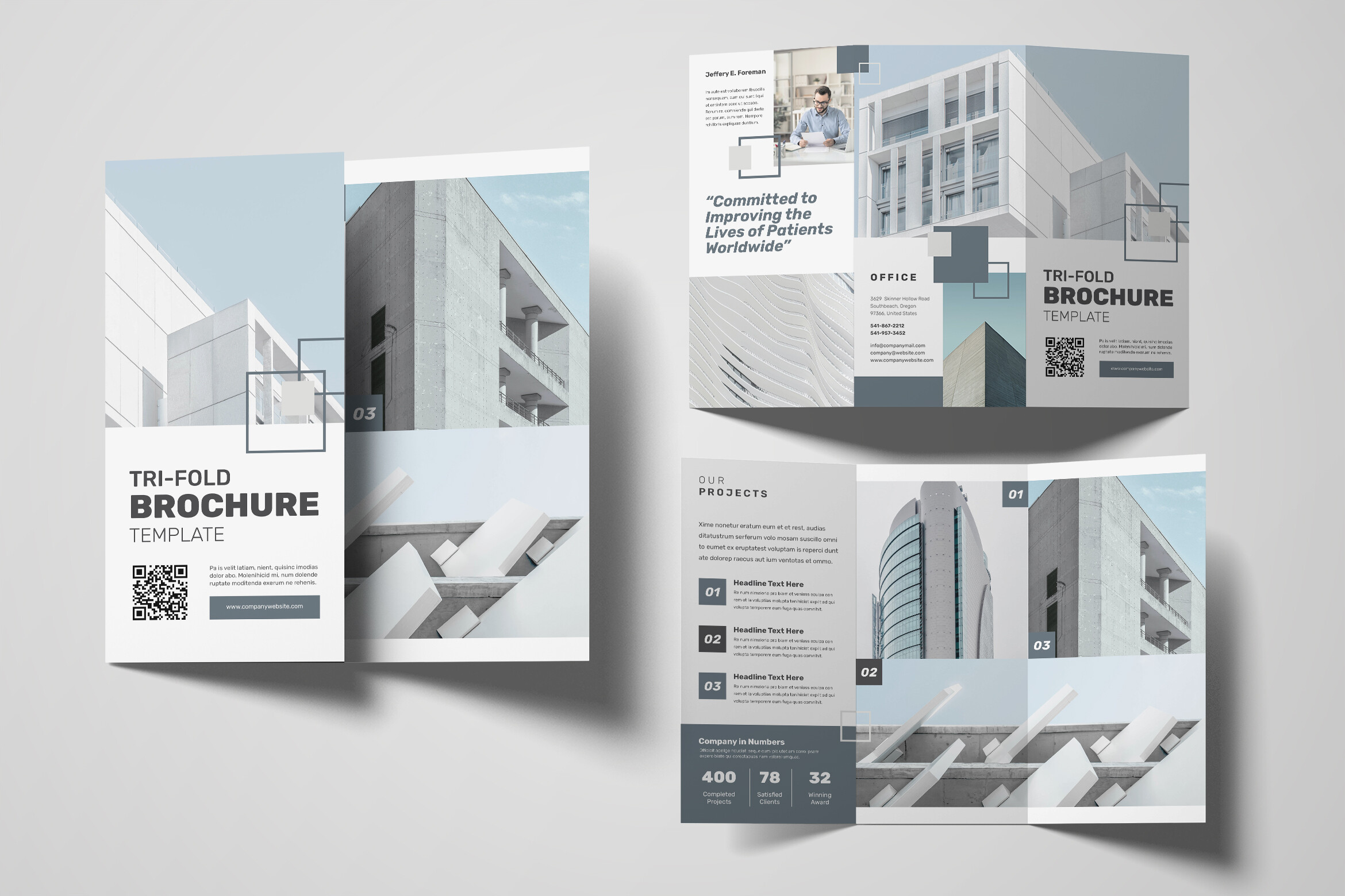Office Trifold Brochure Graphic by uicreativenet · Creative Fabrica