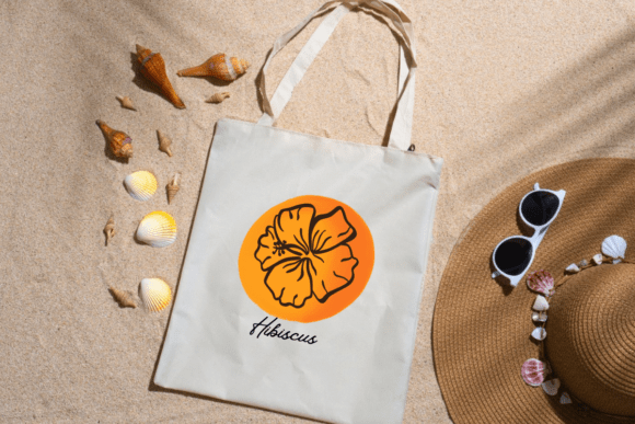Palm Sunset Summer Font PNG with transparent background - Preview 4