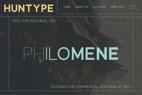 Philomene Font PNG with transparent background - Preview 1