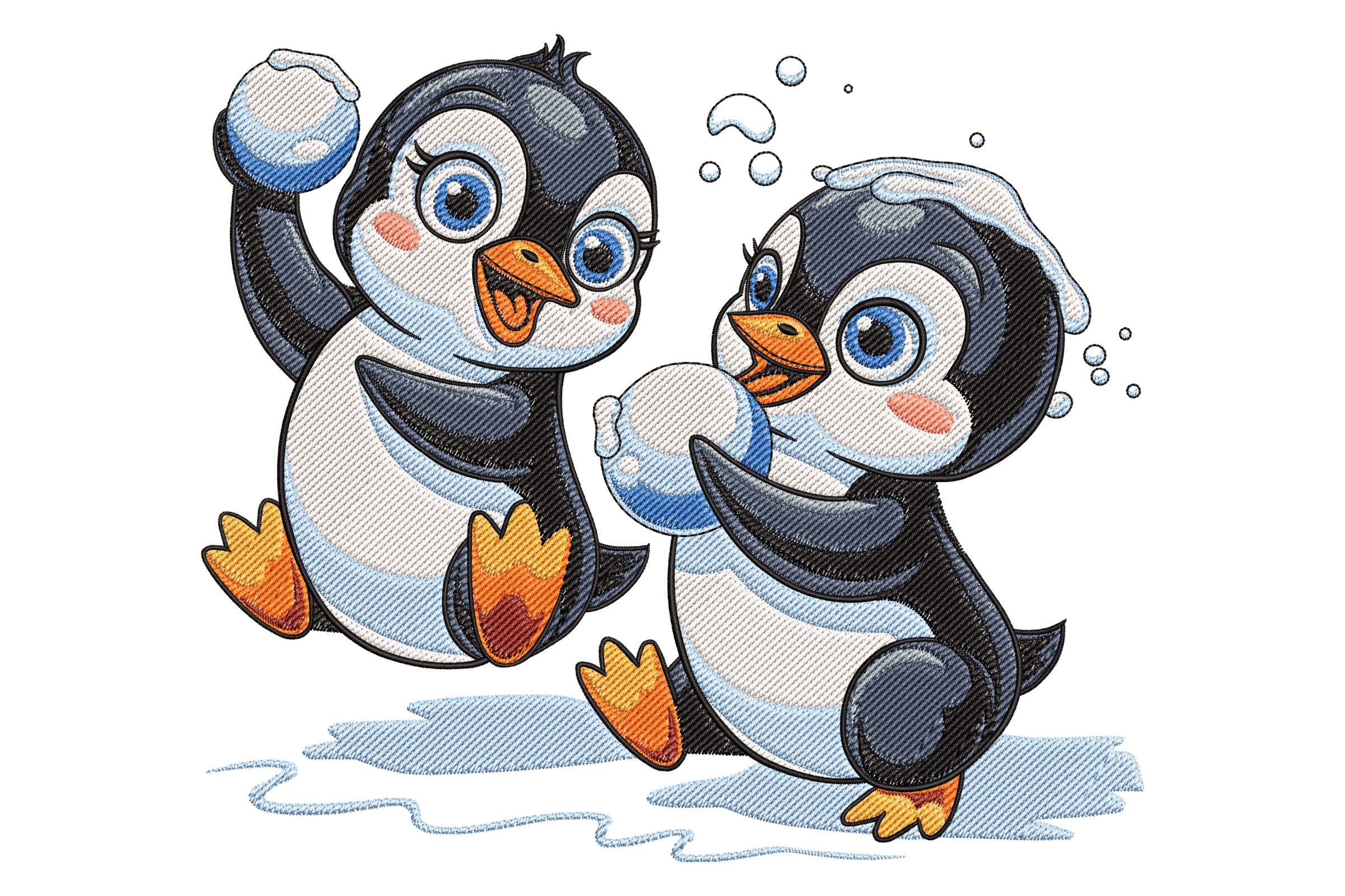 Playful Penguins