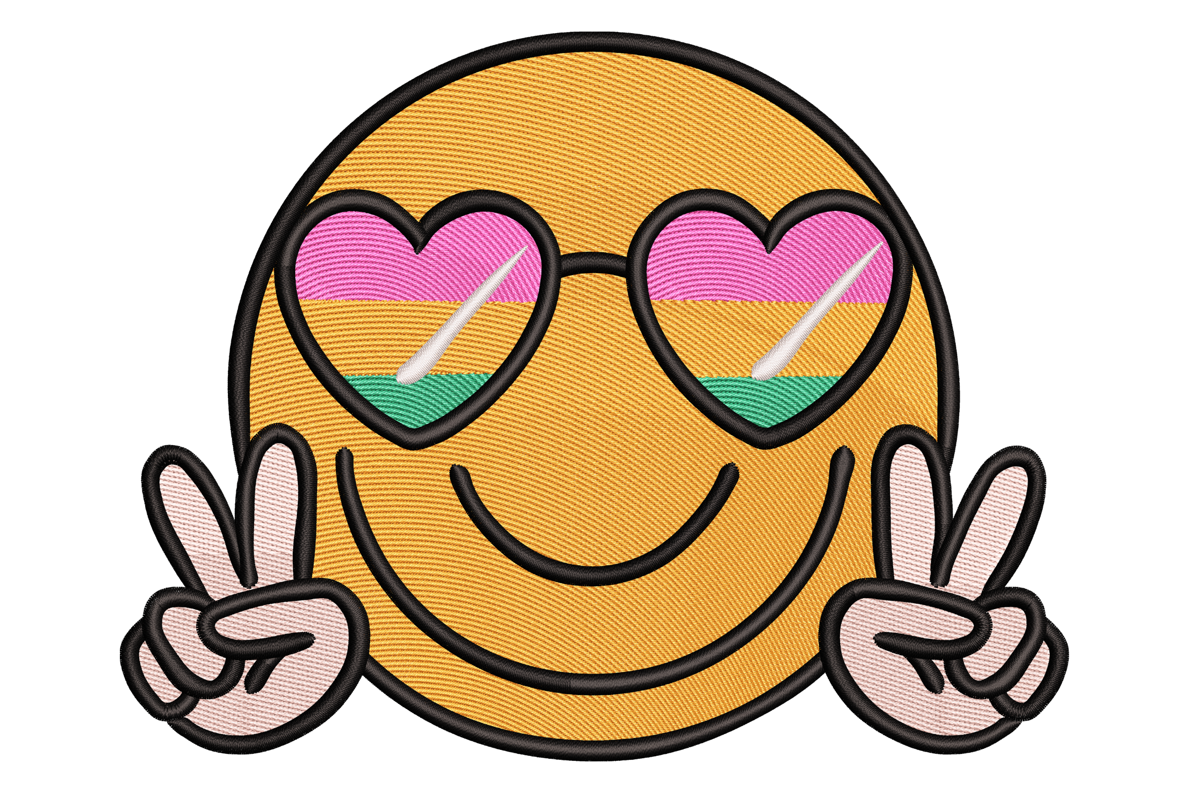Retro Smiling Face