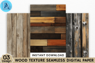 Wood Texture Seamless Digital Paper Graphic by Digital_Art12 · Creative ...