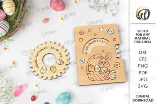 3D Easter Greeting Card Laser Cut