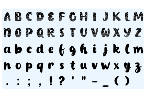 American Flag Font - Preview 1