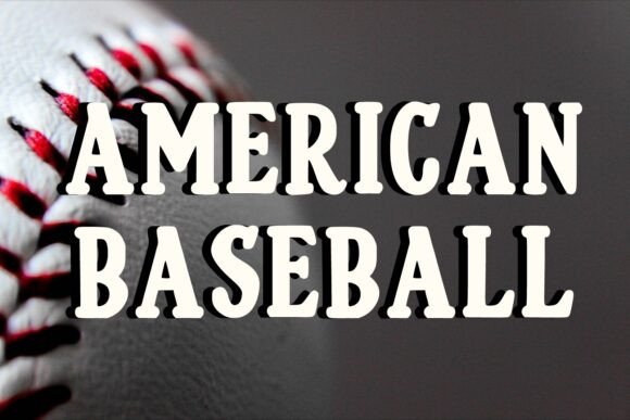 Baseball Active Font - Preview 3