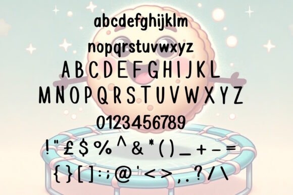Bouncy Biscuit Font - Preview 1