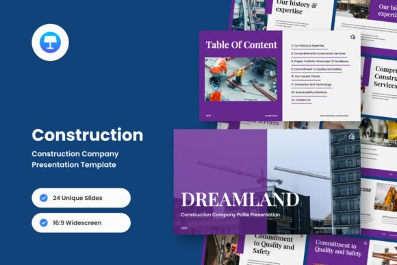 Construction Company Keynote Presentatio