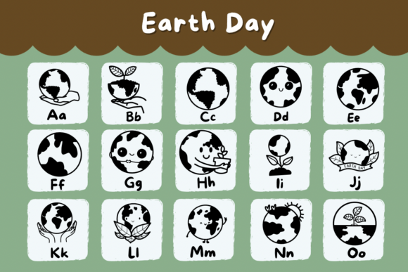 Earth Day Font - Preview 1