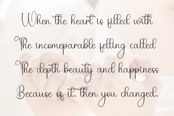 Following Font - Preview 5