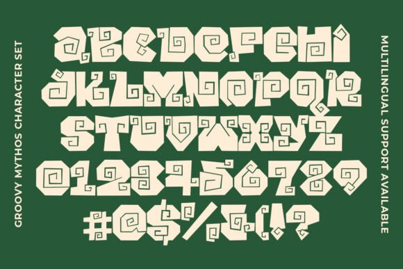 Groovy Mythos Font - Preview 6