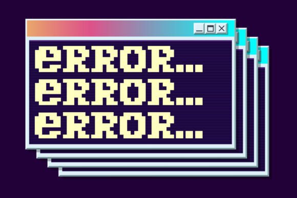 Groovy Pixel Font PNG with transparent background - Preview 2