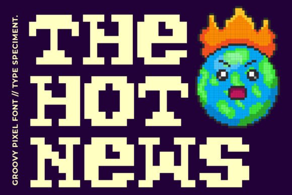 Groovy Pixel Font - Preview 4