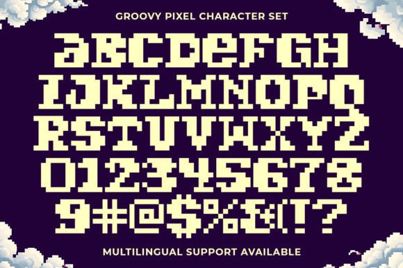 Groovy Pixel Font - Preview 5