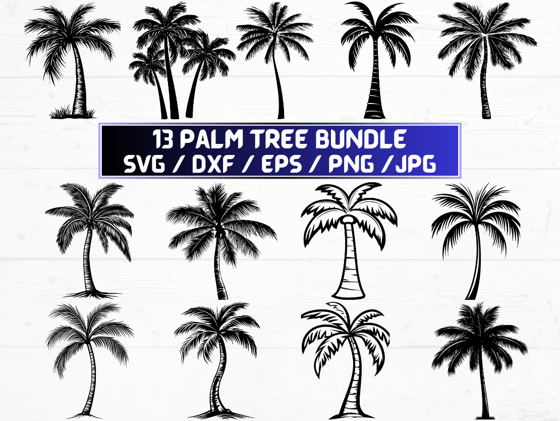 Palm Tree Engraving Svg Graphic by KDP INTERIORS MARKET · Creative Fabrica
