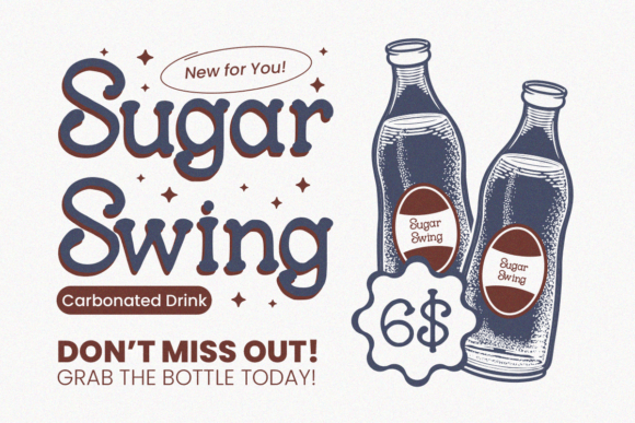 Roasty Beans Font PNG with transparent background - Preview 6