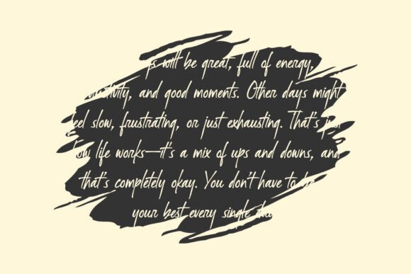 Silent Thinker Font PNG with transparent background - Preview 6