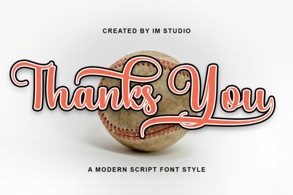 Baseball Font - Preview 4