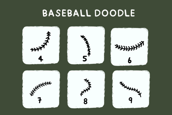 Baseball Doodle Font - Preview 3