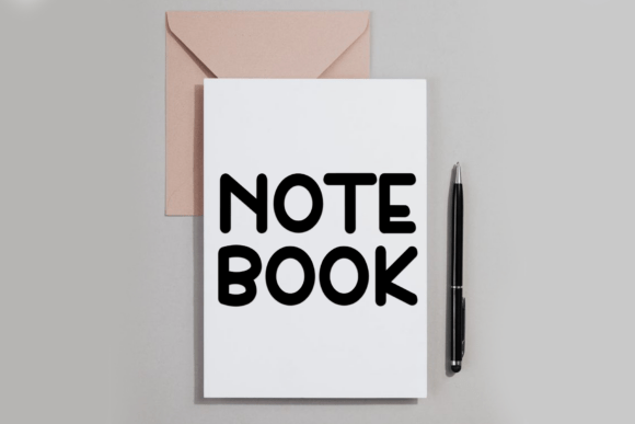 Book School Font PNG with transparent background - Preview 3