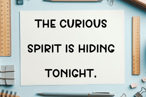Book School Font PNG with transparent background - Preview 6