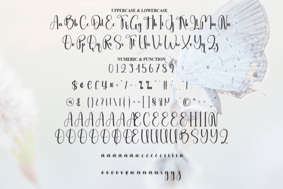 Butterflies Font - Preview 6
