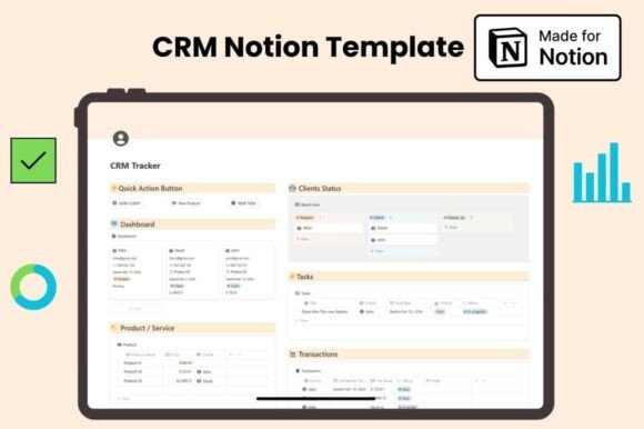 CRM Tracker Notion Template