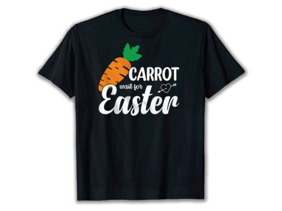 Carrot Wait For Easter Funny Easter Svg Graphics