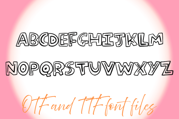 Cartoon Carving Font - Preview 1