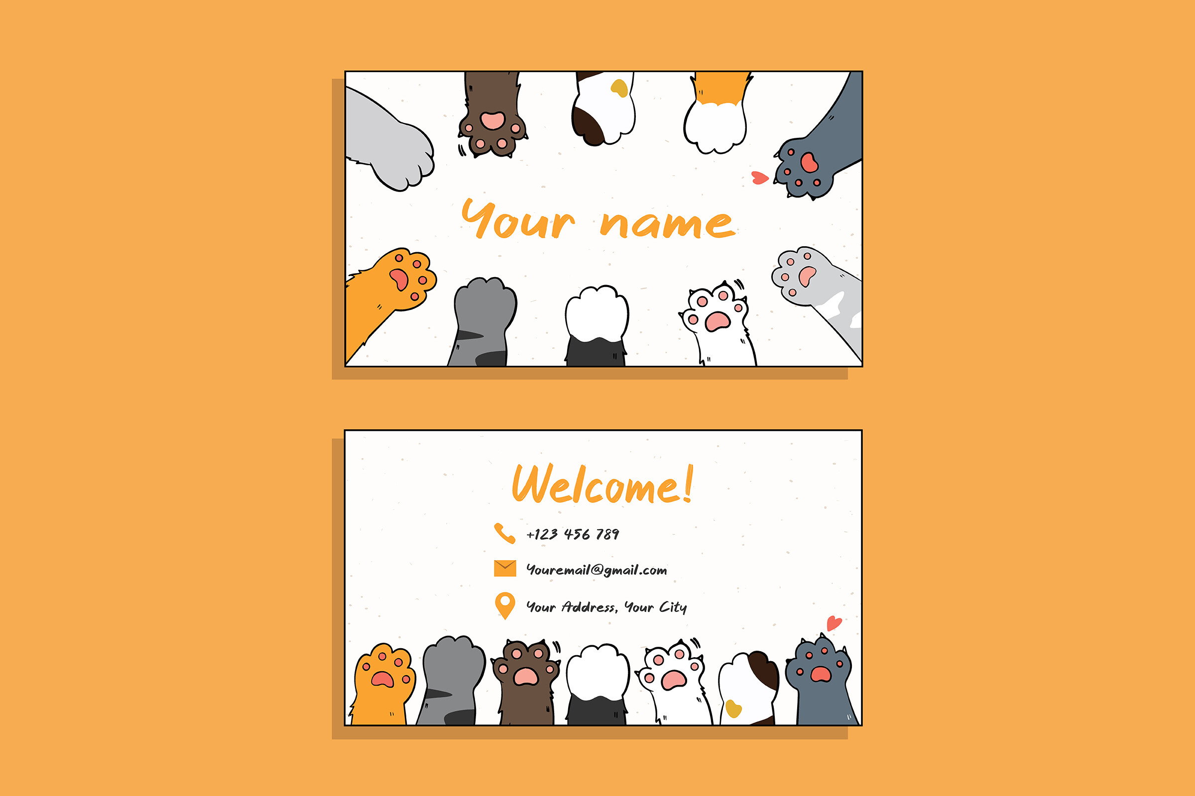 Cat Card Cute