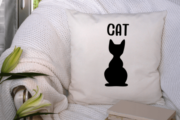 Cat Silhouettes Font - Preview 6