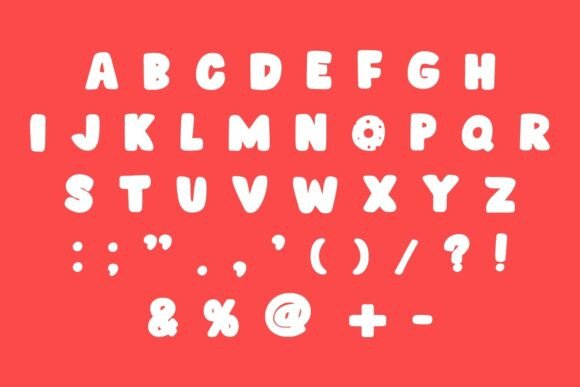 Choco Donut Font - Preview 3