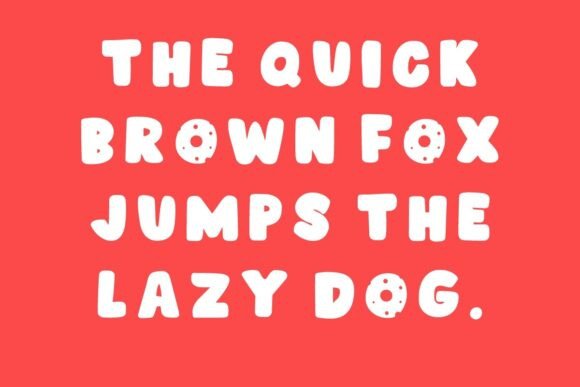 Choco Donut Font - Preview 5