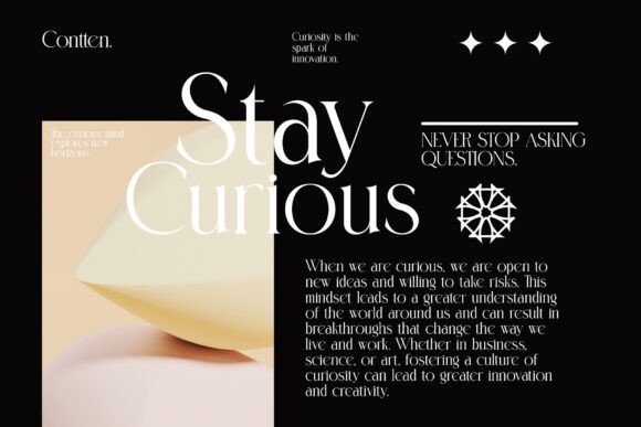 Contten Font - Preview 4