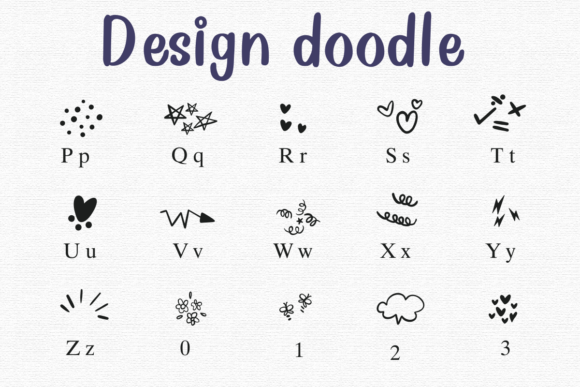 Design Doodle Font - Preview 2