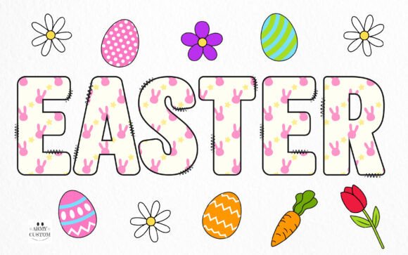Easter Bundle Font - Preview 1