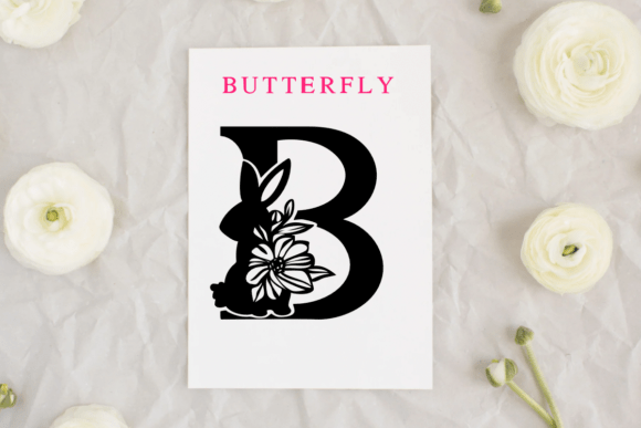 Easter Bunny Egg Font - Preview 6